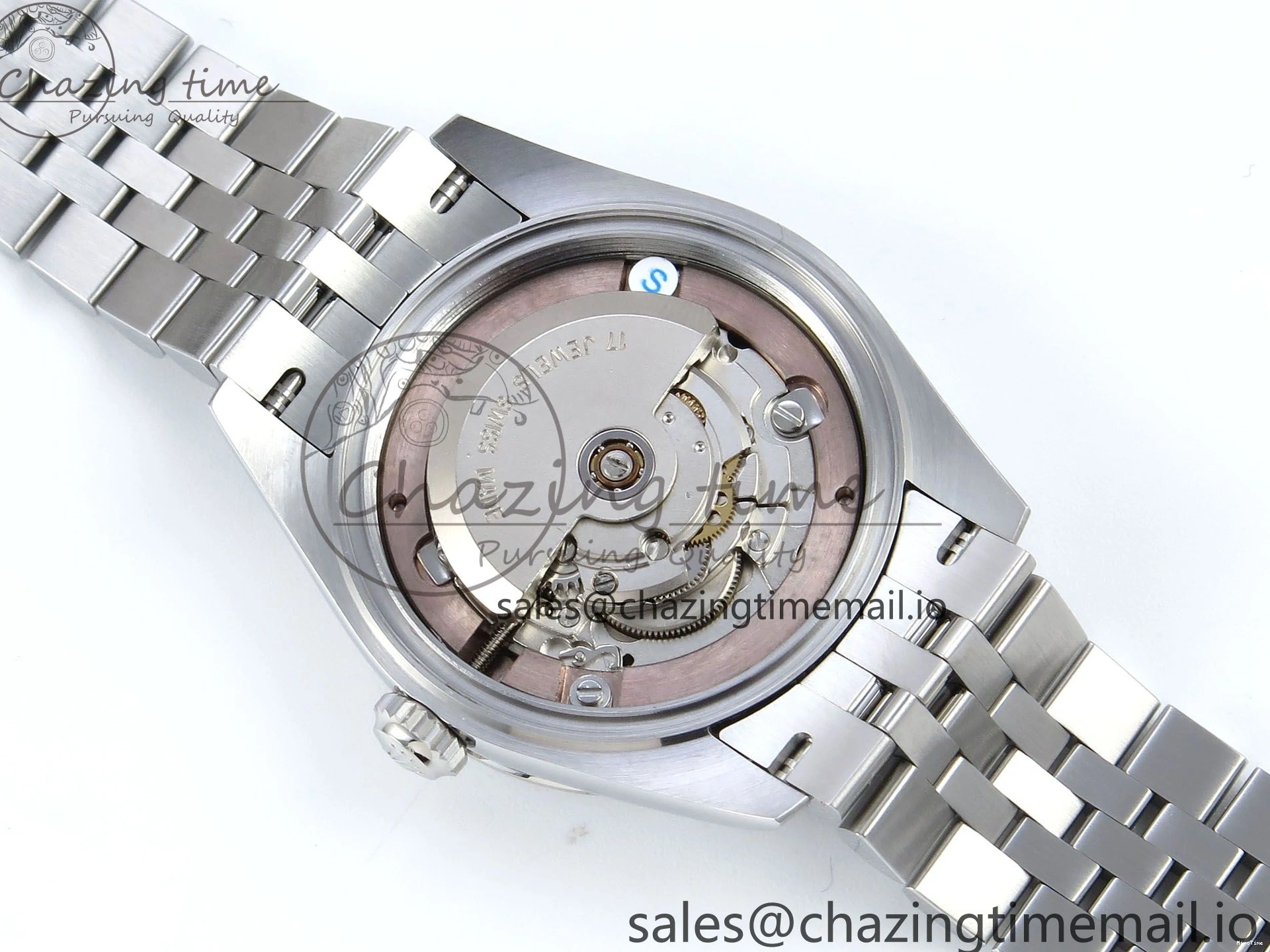 MiroTime 0304 DateJust 31 278274 ARF 1:1 Best Edition 904L Steel Gray Diamonds Dial on SS Jubilee Bracelet ETA OnTrend 541